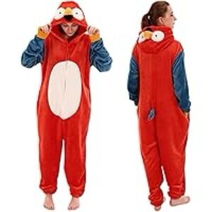 Red Parrot Onesie Costume